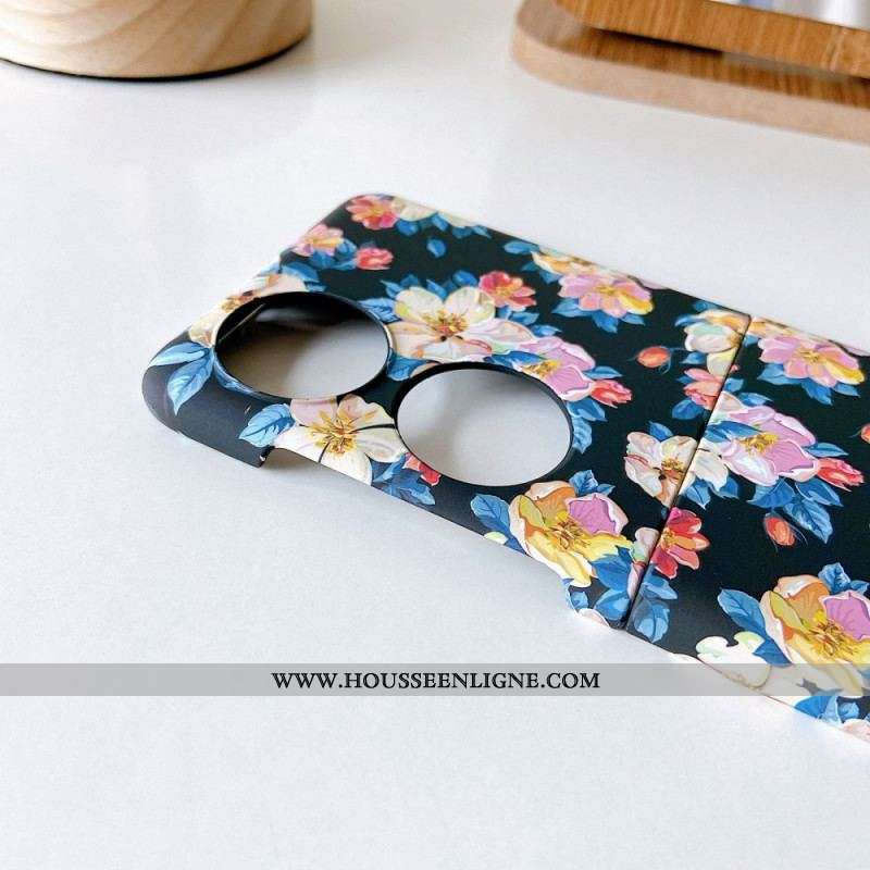 Coque Huawei P50 Pocket Fleurs