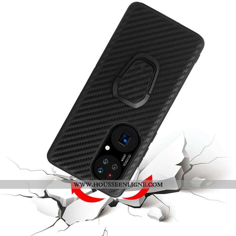 Coque Huawei P50 Pro Style Crocodile Anneau-Support