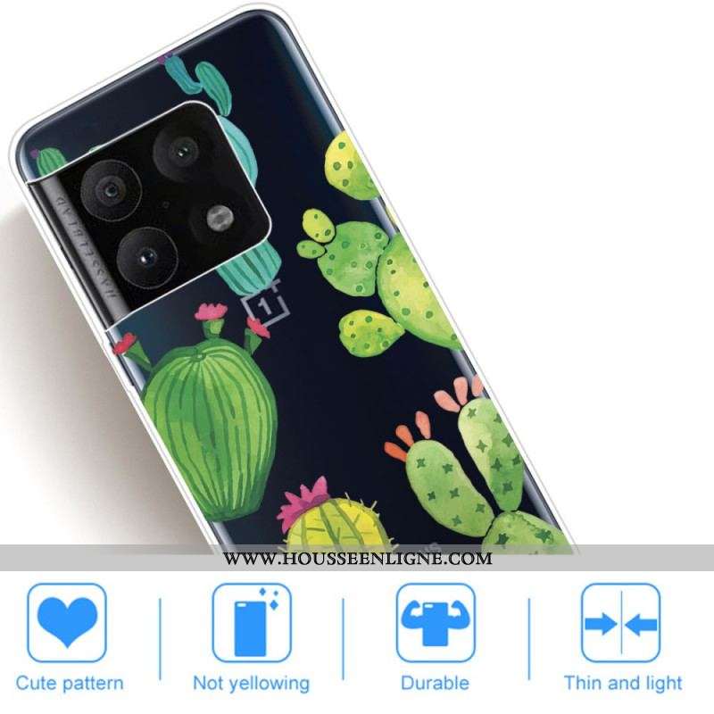 Coque OnePlus 10 Pro 5G Cactus Aquarelle