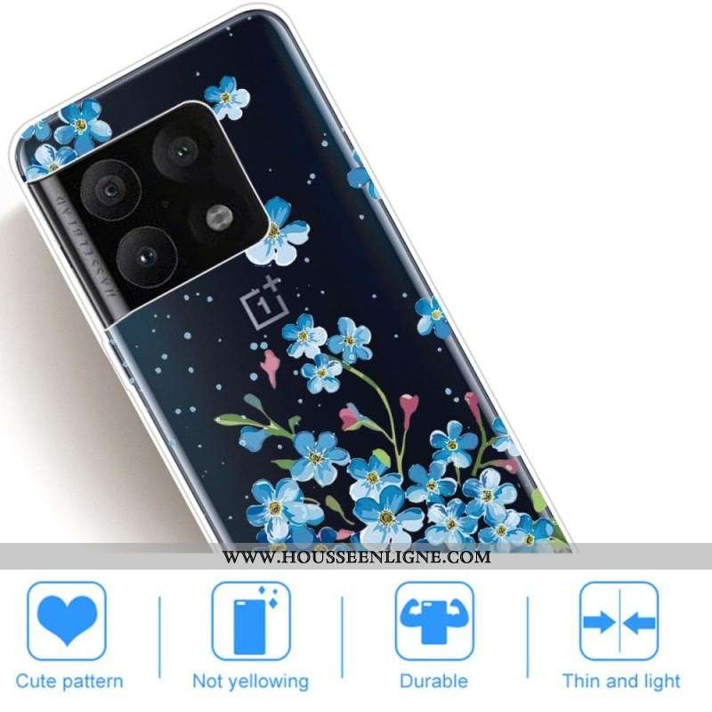 Coque OnePlus 10 Pro 5G Fleurs Bleues
