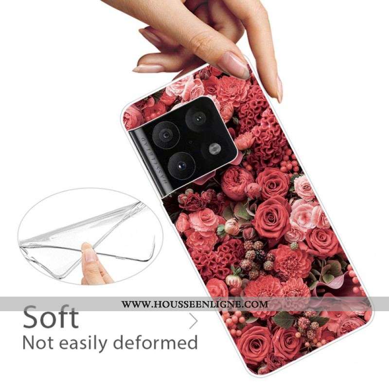 Coque OnePlus 10 Pro 5G Fleurs Roses
