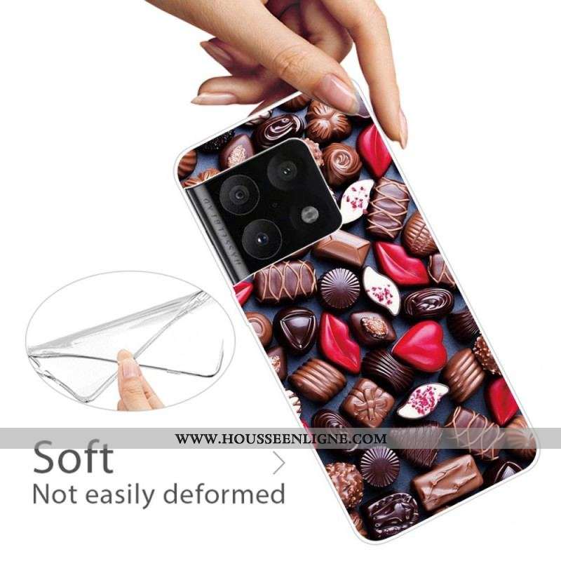 Coque OnePlus 10 Pro 5G Flexible Chocolat