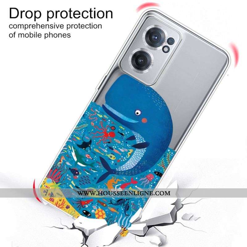 Coque OnePlus Nord CE 2 5G Baleine Bleue