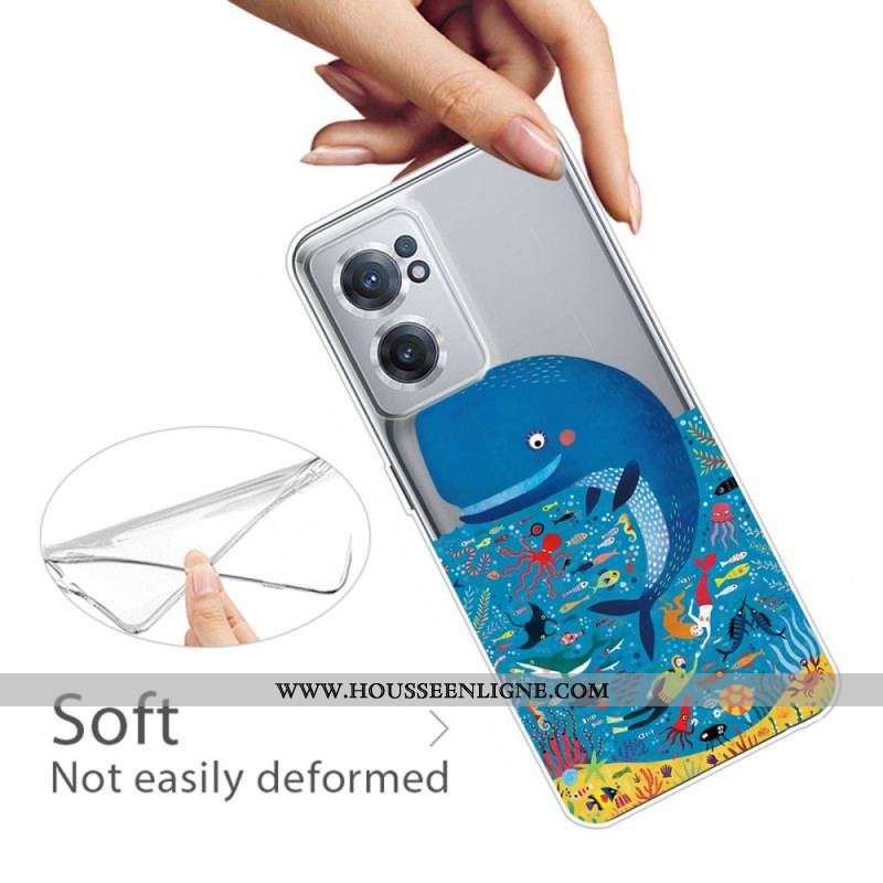 Coque OnePlus Nord CE 2 5G Baleine Bleue