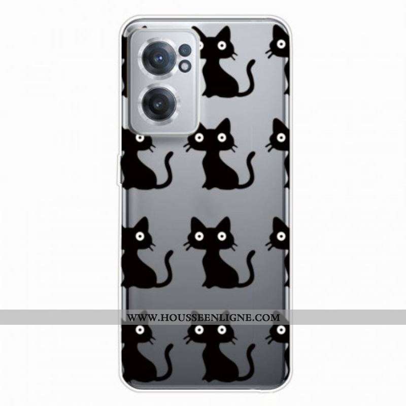 Coque OnePlus Nord CE 2 5G Chats Noirs