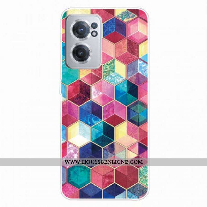 Coque OnePlus Nord CE 2 5G Cubes Multicolores