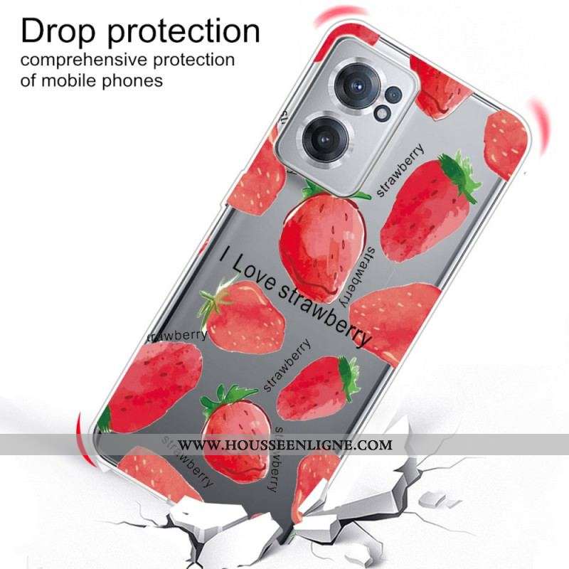 Coque OnePlus Nord CE 2 5G Fraises Sauvages