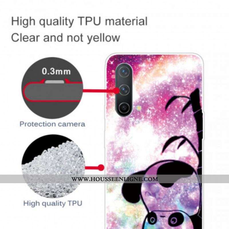 Coque OnePlus Nord CE 5G Panda et Bambou