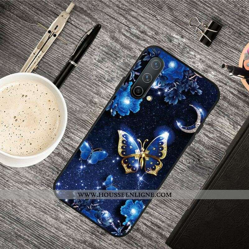 Coque OnePlus Nord CE 5G Papillon D'Or