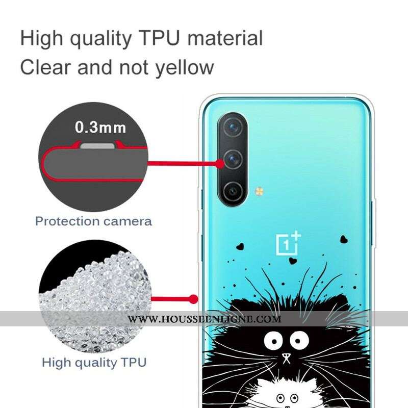 Coque OnePlus Nord CE 5G Regarde les Chats