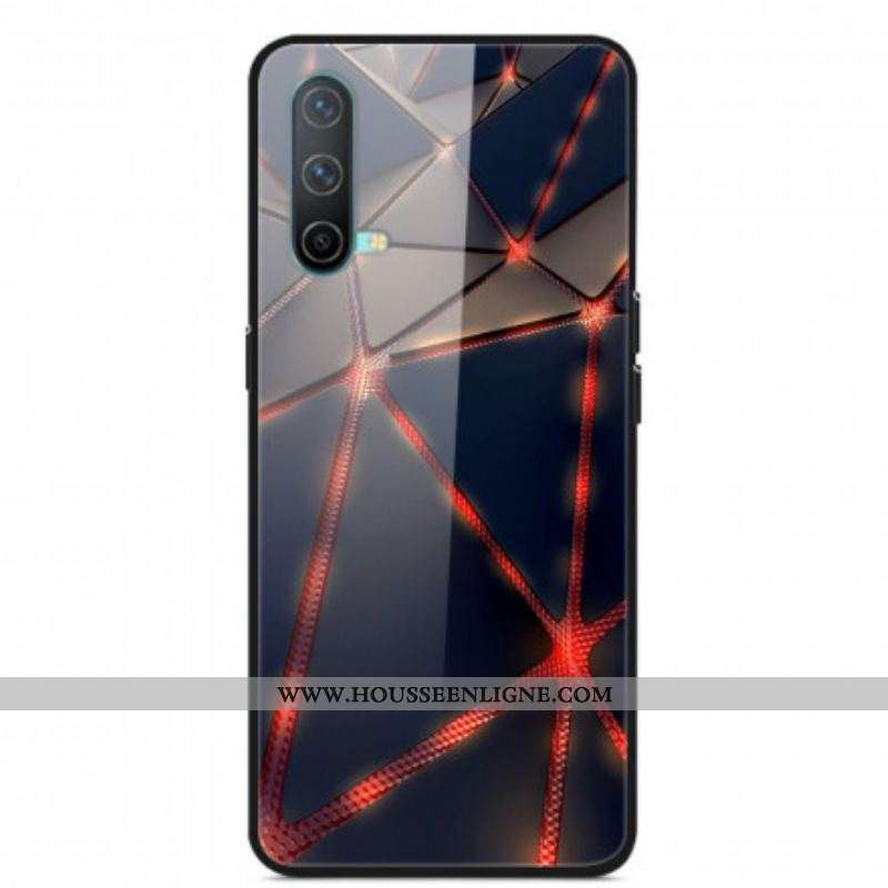 Coque OnePlus Nord CE 5G Verre Trempé Rayon Rouge