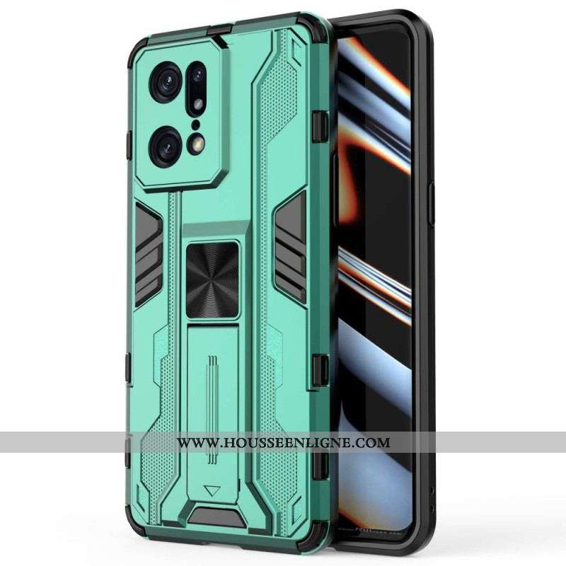 Coque Oppo Find X5 Pro Support Amovible Vertical et Horizontal