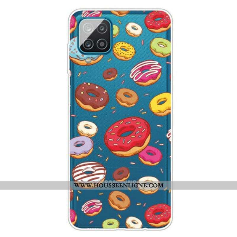 Coque Samsung Galaxy A12 / M12 Love Donuts