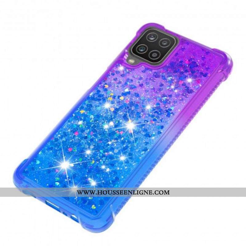 Coque Samsung Galaxy A12 / M12 Paillettes Colors