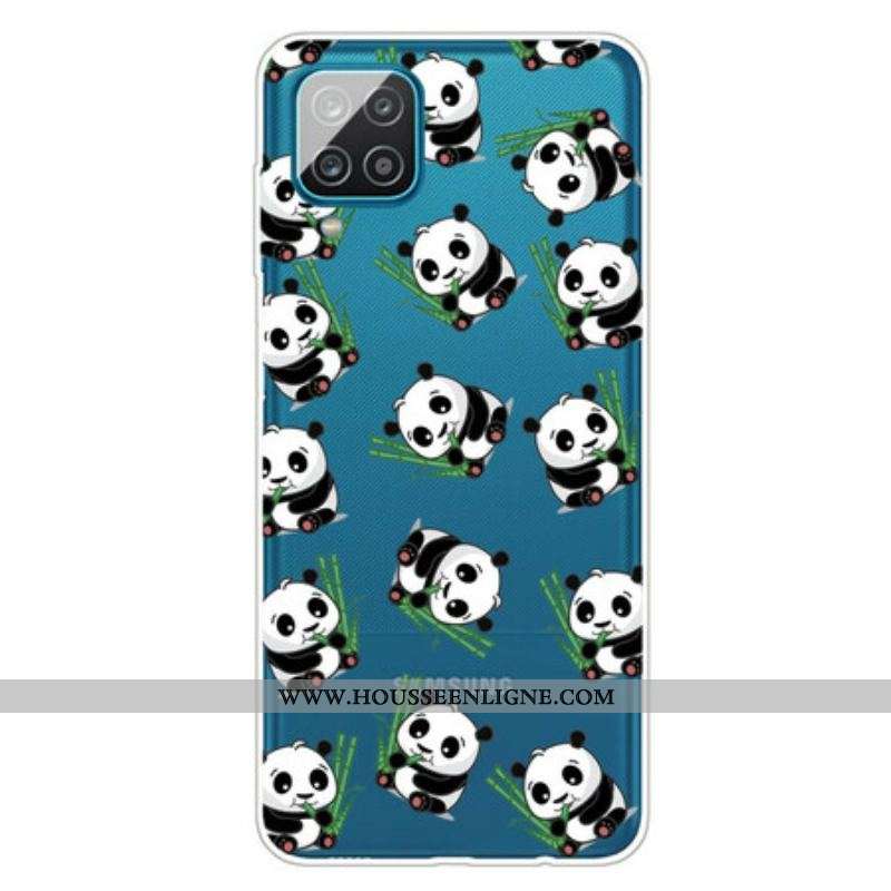 Coque Samsung Galaxy A12 / M12  Petits Pandas