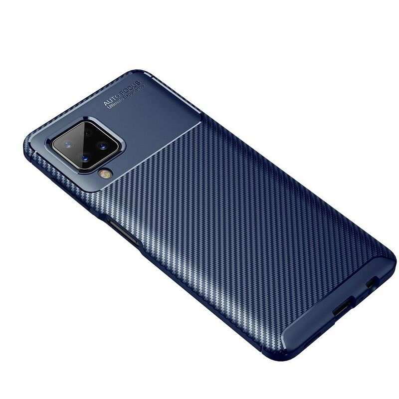 Coque Samsung Galaxy A12 / M12 Texture Fibre Carbone Flexible