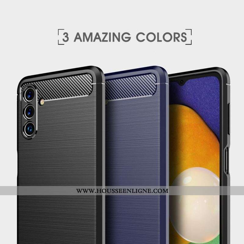 Coque Samsung Galaxy A13 5G / A04s Fibre Carbone Brossée