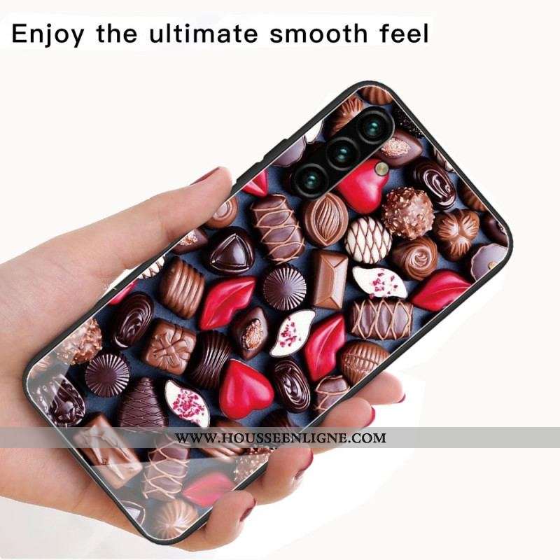 Coque Samsung Galaxy A13 5G / A04s Verre Trempé Chocolat