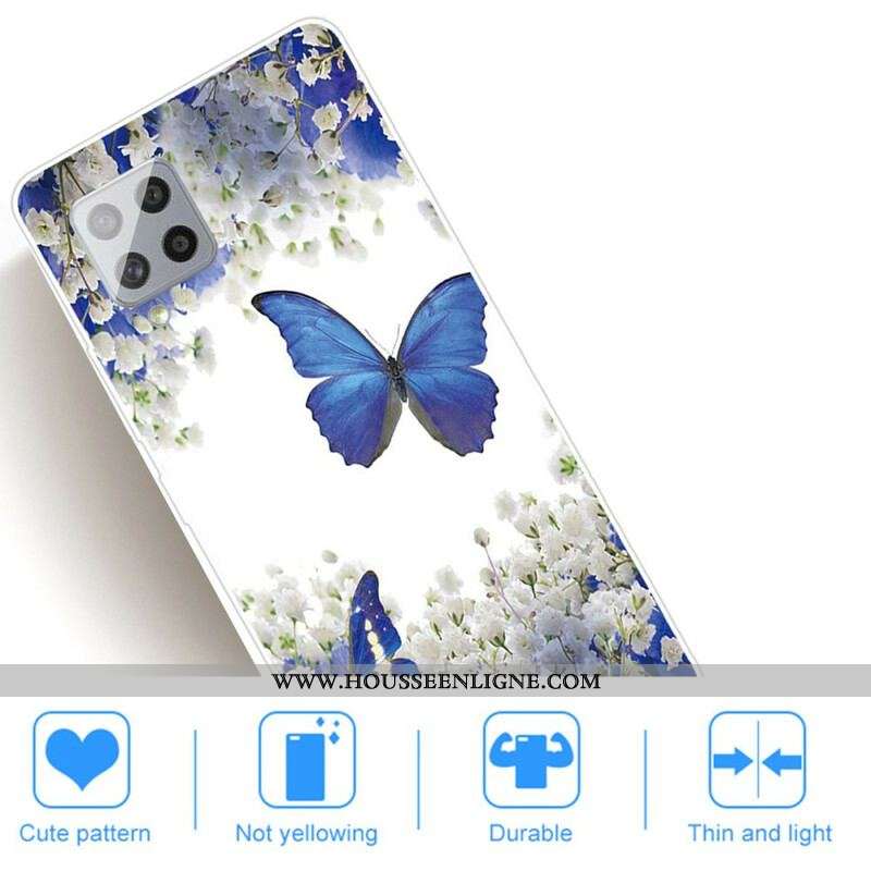 Coque Samsung Galaxy A42 5G Papillons Design