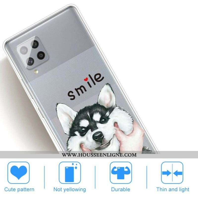 Coque Samsung Galaxy A42 5G Smile Dog