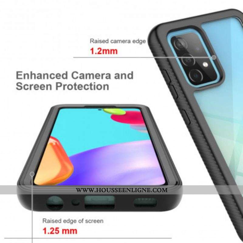 Coque Samsung Galaxy A52 4G / A52 5G / A52s 5G Conception Hybride Rebords Silicone