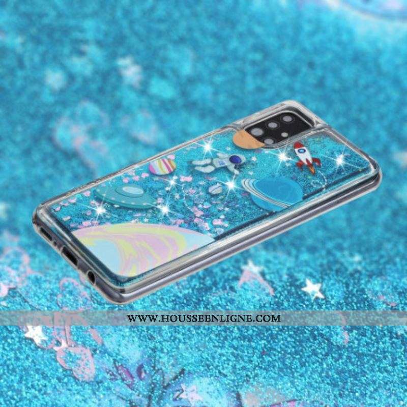 Coque Samsung Galaxy A52 4G / A52 5G / A52s 5G Espace Paillettes