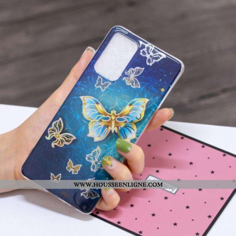 Coque Samsung Galaxy A52 4G / A52 5G / A52s 5G Papillons Design