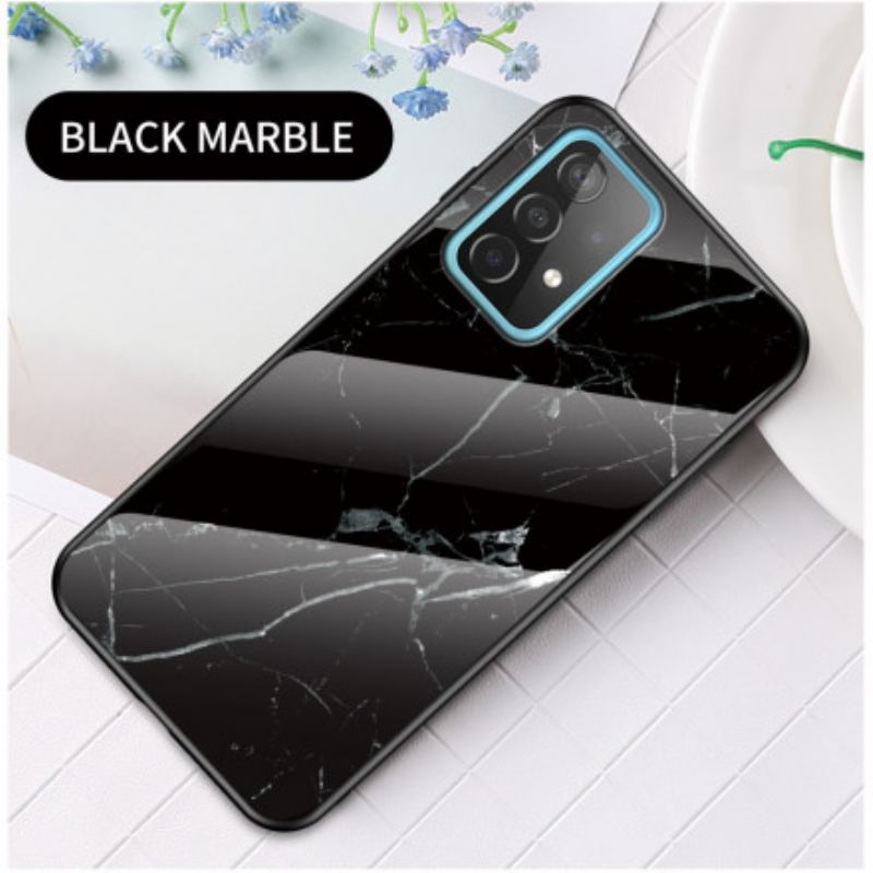 Coque Samsung Galaxy A52 4G / A52 5G / A52s 5G Verre Trempé Marble Colors