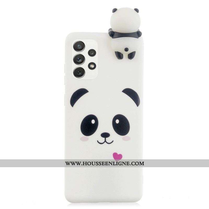 Coque Samsung Galaxy A53 5G Love Panda 3D