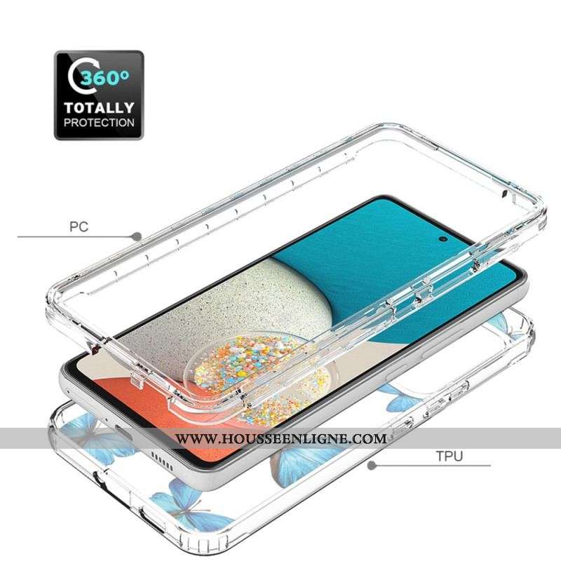 Coque Samsung Galaxy A53 5G Transparente Papillons