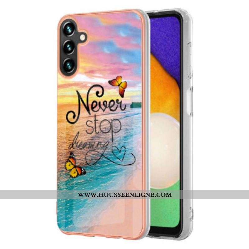 Coque Samsung Galaxy A54 5G Never Sto Dreaming Papillons
