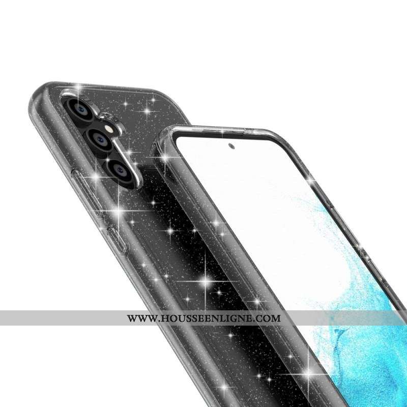 Coque Samsung Galaxy A54 5G Transparente Paillettes