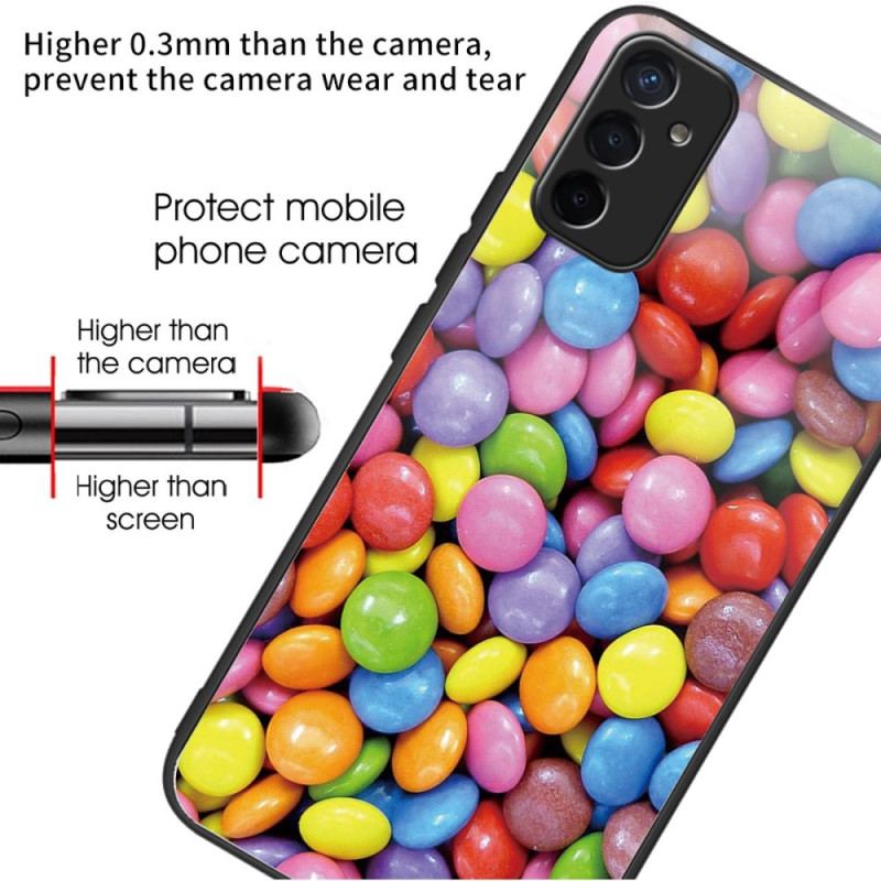 Coque Samsung Galaxy M13 Verre Trempé Bonbons