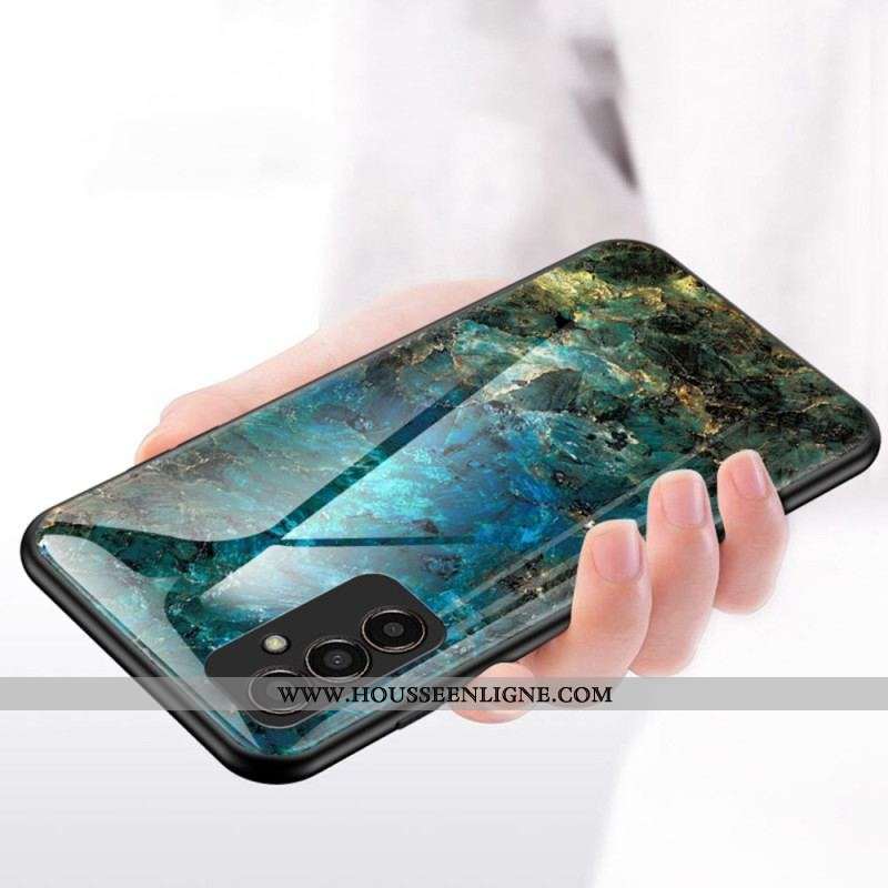 Coque Samsung Galaxy M13 Verre Trempé Marbre