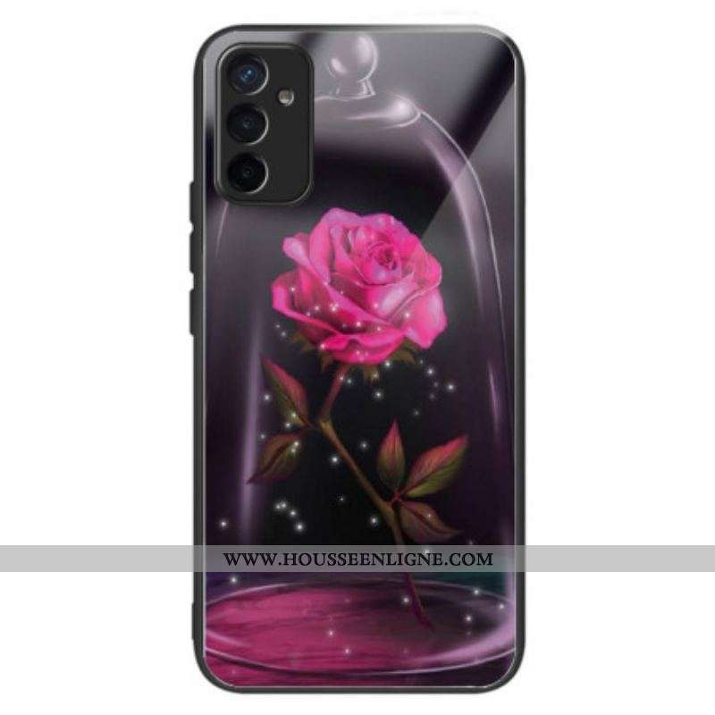 Coque Samsung Galaxy M13 Verre Trempé Rose Éclatante