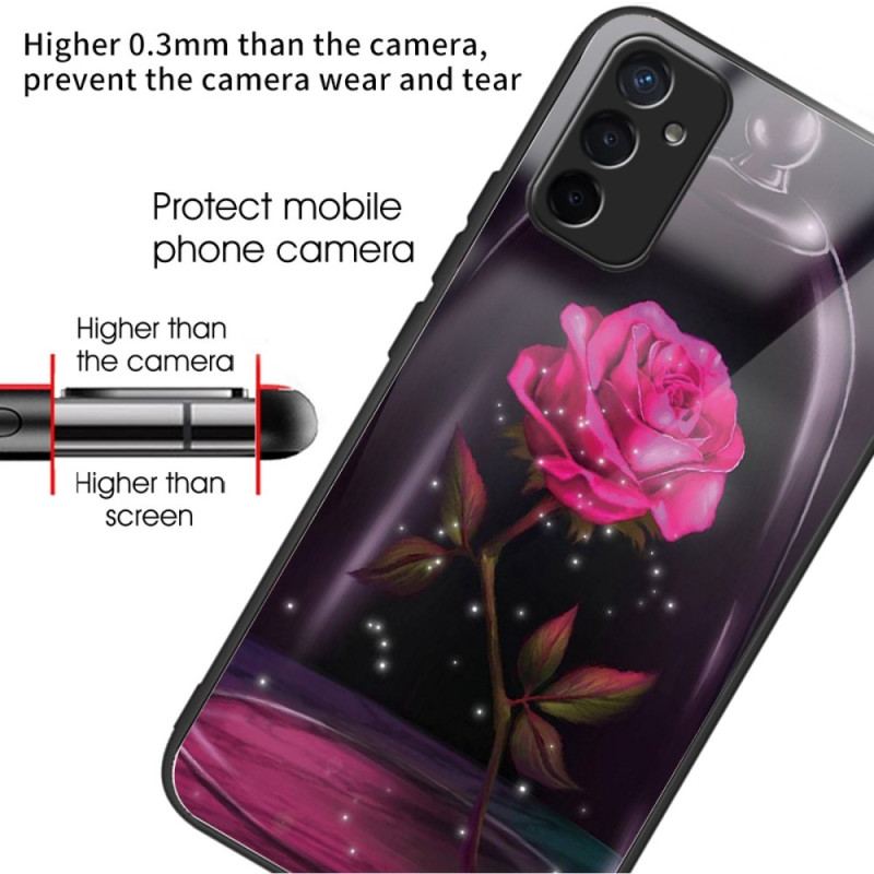 Coque Samsung Galaxy M13 Verre Trempé Rose Éclatante