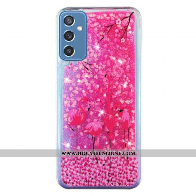 Coque Samsung Galaxy M52 5G Rose Éternel