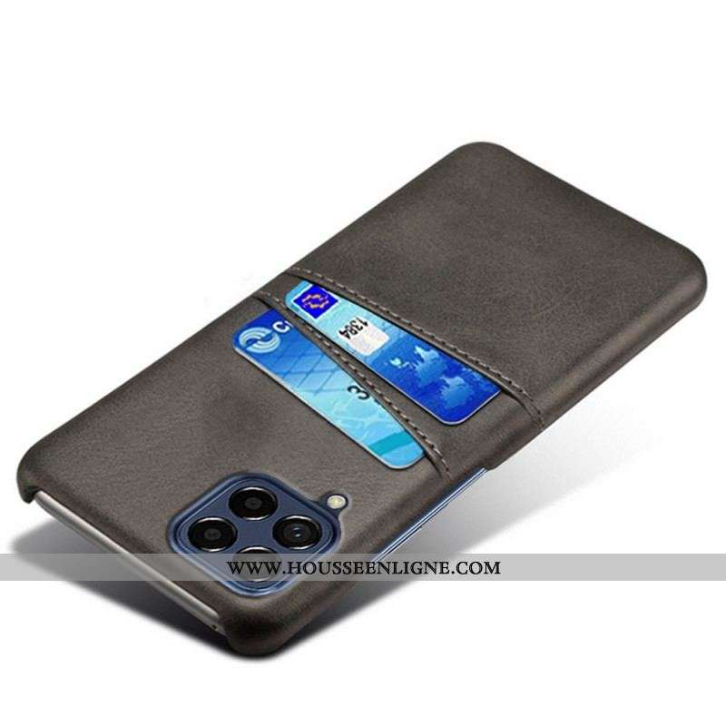 Coque Samsung Galaxy M53 5G Effet Cuir Porte-Cartes