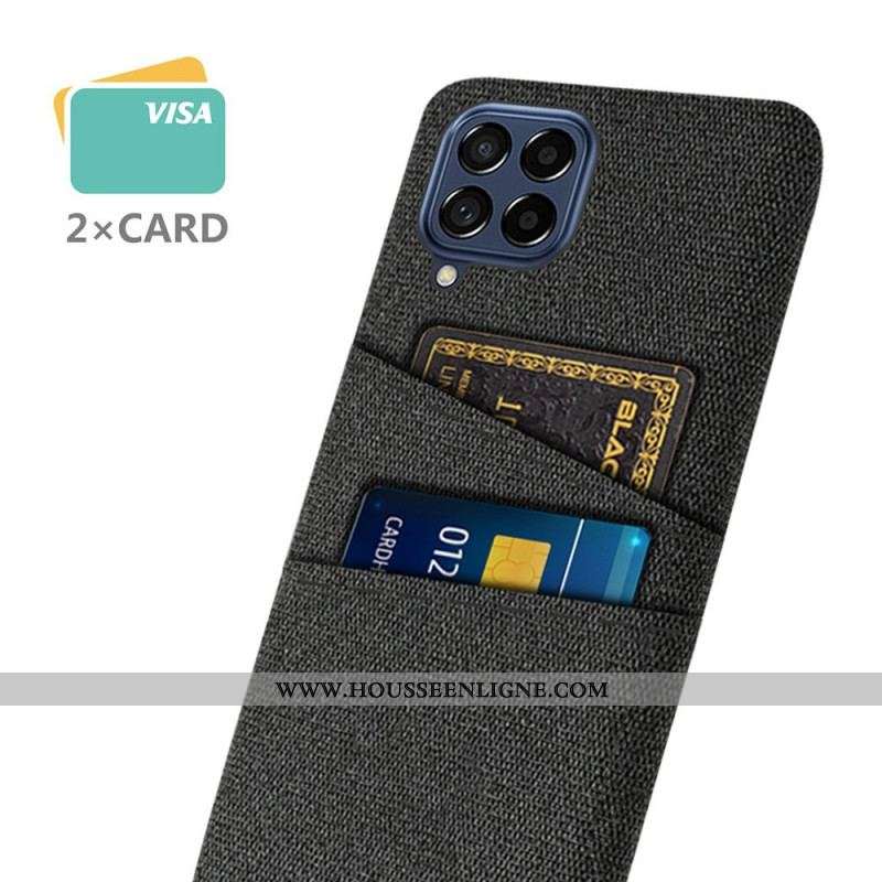 Coque Samsung Galaxy M53 5G Porte-Cartes Tissu