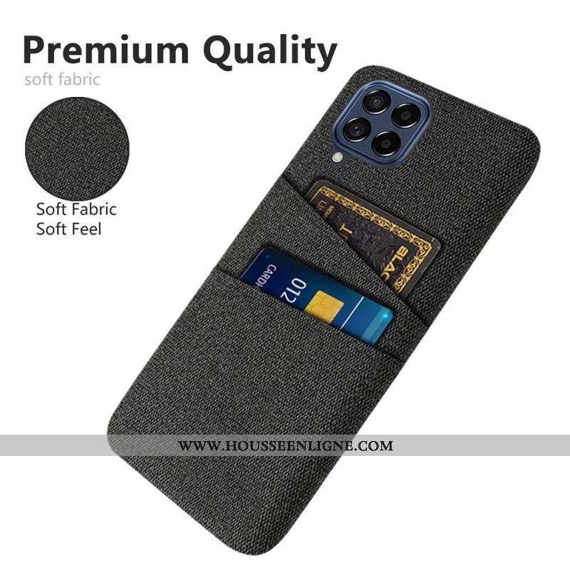 Coque Samsung Galaxy M53 5G Porte-Cartes Tissu