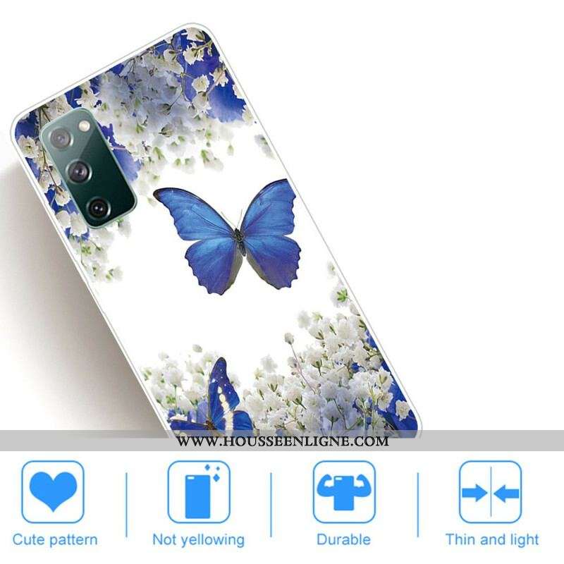 Coque Samsung Galaxy S20 FE Papillons Design