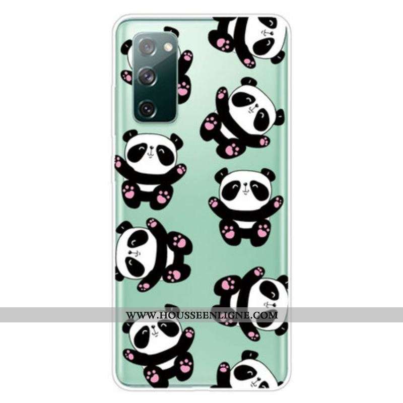 Coque Samsung Galaxy S20 FE Top Pandas Fun