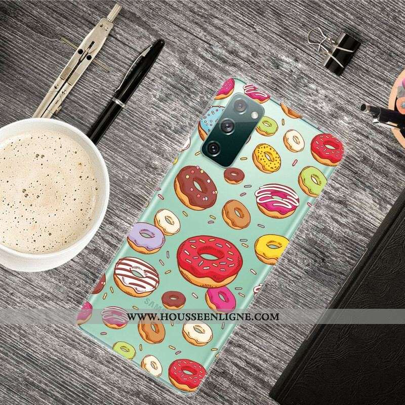 Coque Samsung Galaxy S20 FE love Donuts