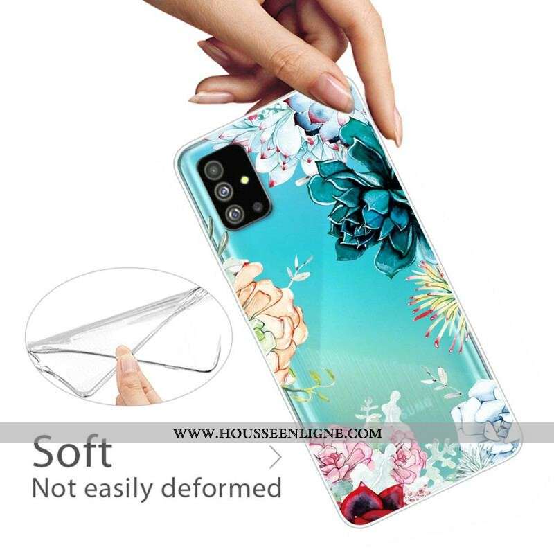 Coque Samsung Galaxy S20 Plus / S20 Plus 5G Fleurs Aquarelle