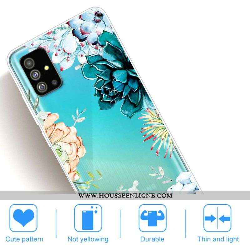 Coque Samsung Galaxy S20 Plus / S20 Plus 5G Fleurs Aquarelle