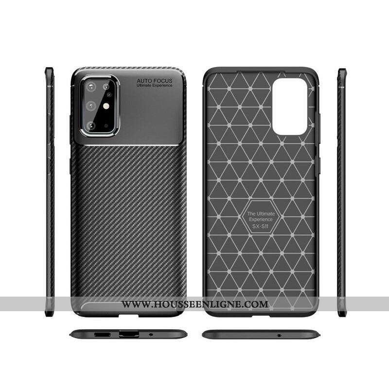 Coque Samsung Galaxy S20 Plus / S20 Plus 5G Texture Fibre Carbone Flexible