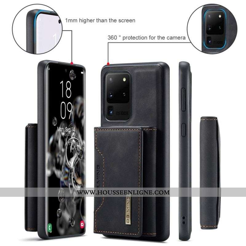 Coque Samsung Galaxy S20 Ultra Porte-Cartes Détachable DG.MING