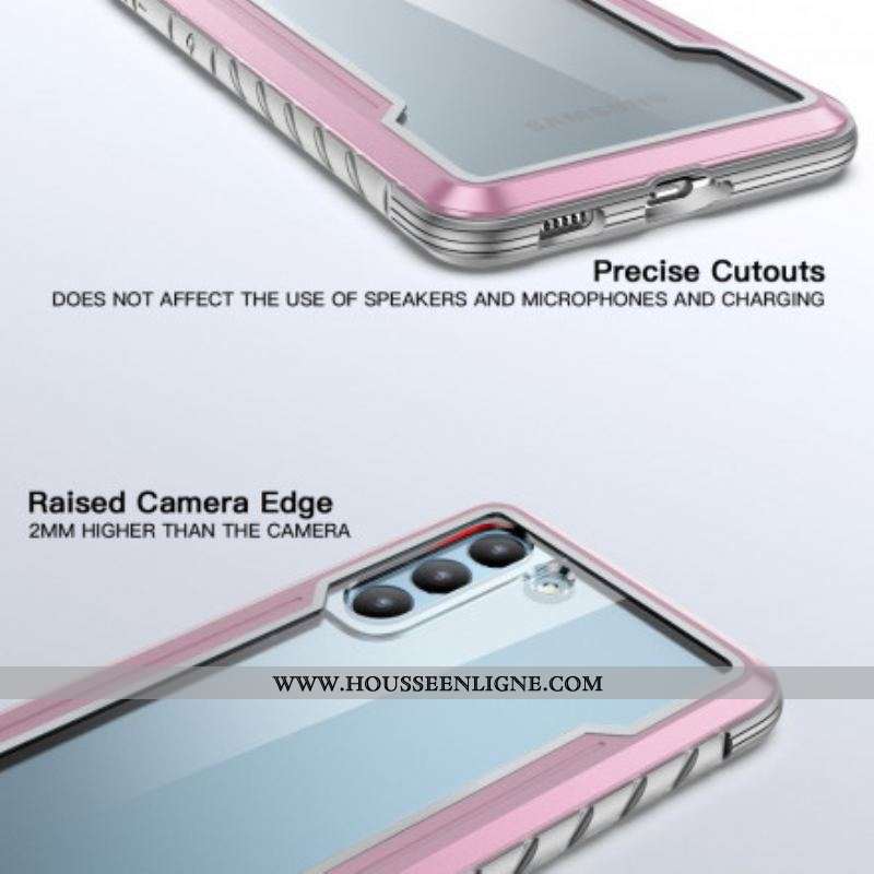 Coque Samsung Galaxy S21 5G Hybride Transparente Rebords Bumper