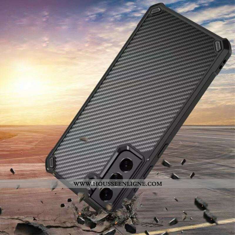 Coque Samsung Galaxy S21 FE Hybride Rebords Silicone