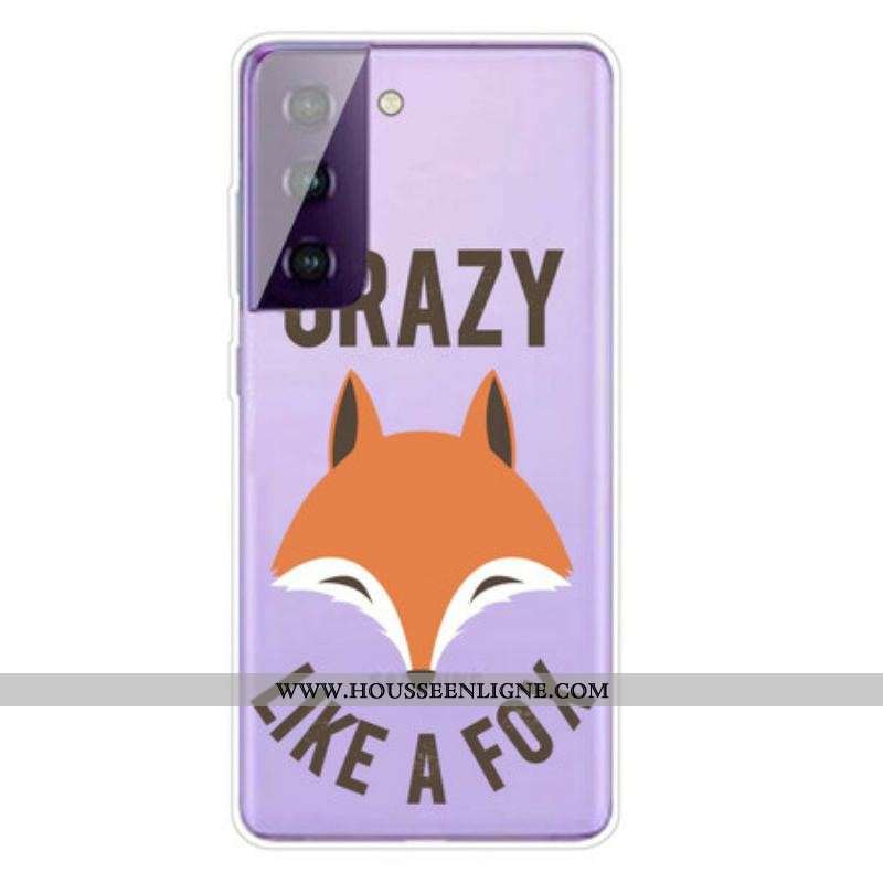 Coque Samsung Galaxy S21 FE Renard / Crazy Like a Fox